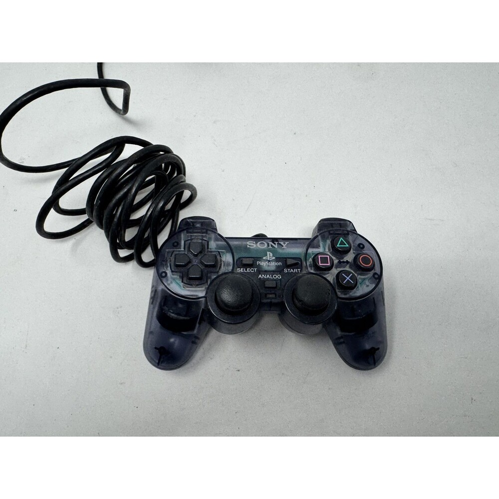 Playstation 2 PS2 OEM Sony Dualshock 2 Controller SCPH-10010 - Smoky Clear